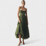 Maja – Midi haljina od svile s elegancijom
