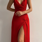 Nika – Midi Haljina od Svile s Elegancijom