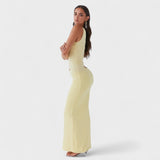 Katarina – Elegantan asimetrični maxi haljina od svile