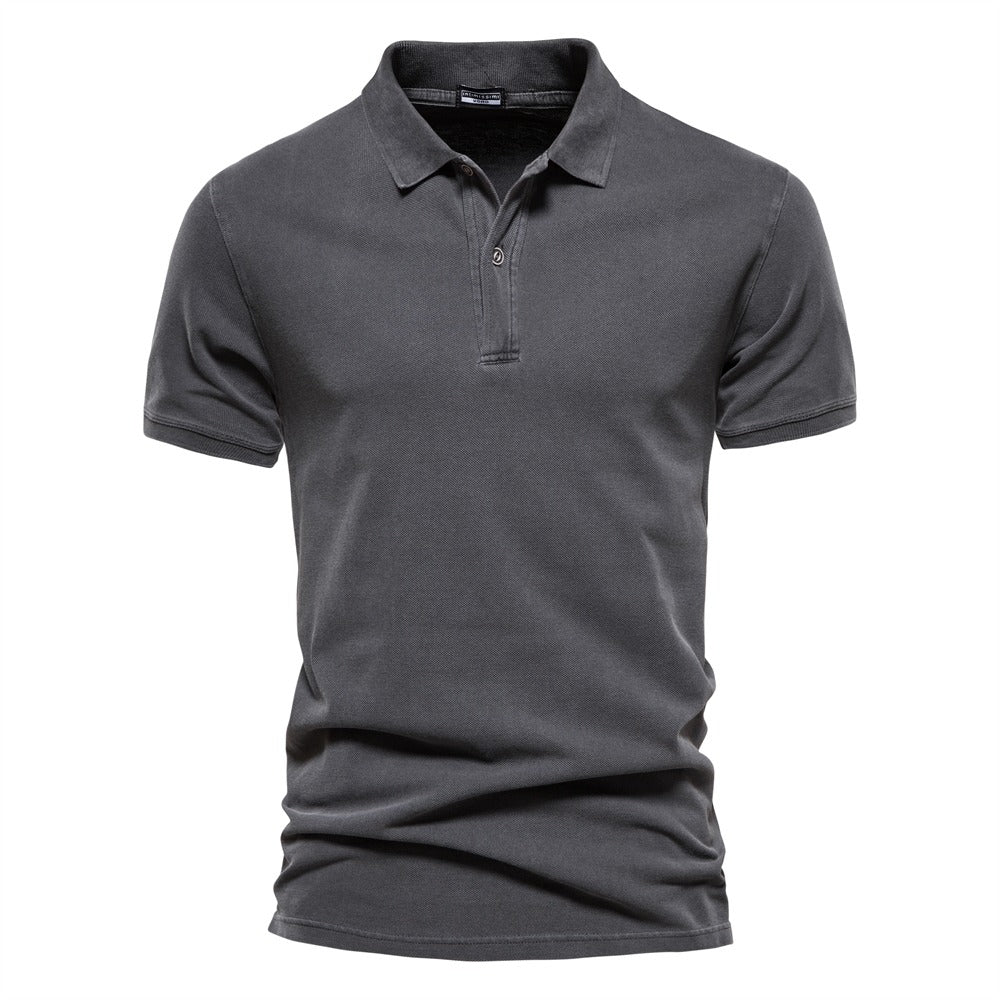 Jan – Elegantna polo majica s rebrastim ovratnikom