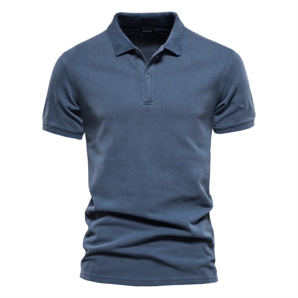 Jan – Elegantna polo majica s rebrastim ovratnikom