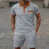 Tim – Elegantan polo set od waffle tkanine