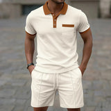 Tim – Elegantan polo set od waffle tkanine