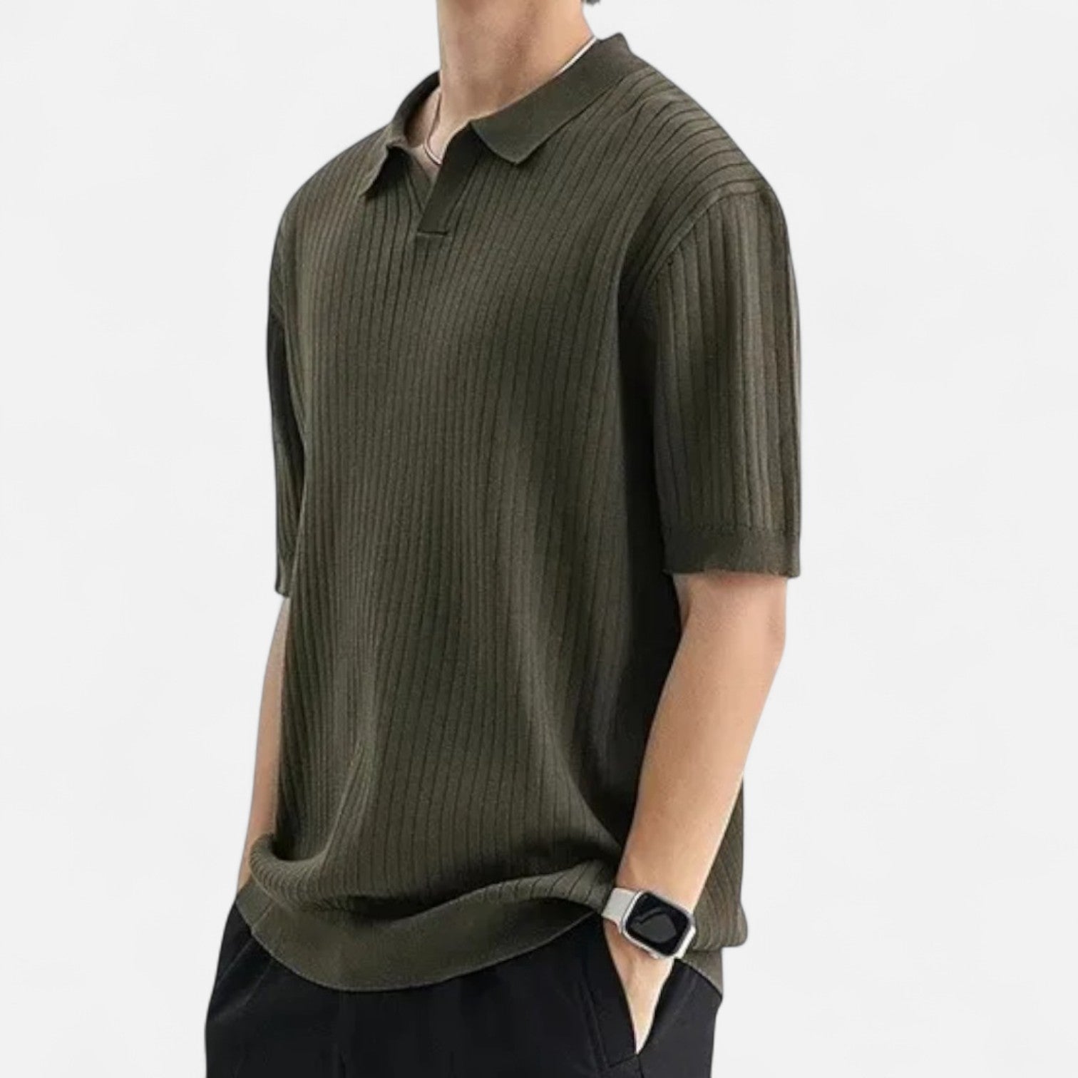 Jan – Elegantna Polo Majica s Prozračnom Mrežom Ruku
