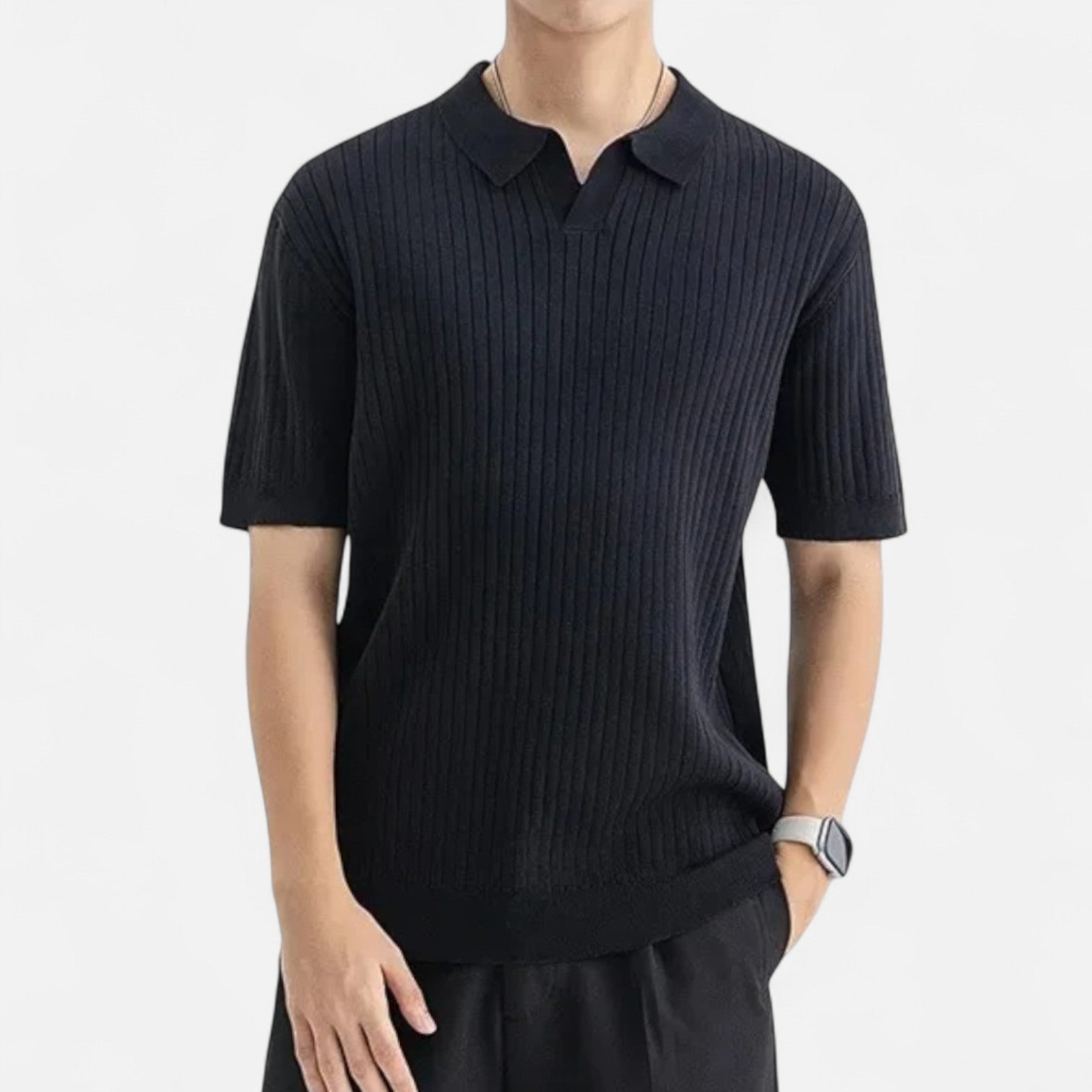Jan – Elegantna Polo Majica s Prozračnom Mrežom Ruku