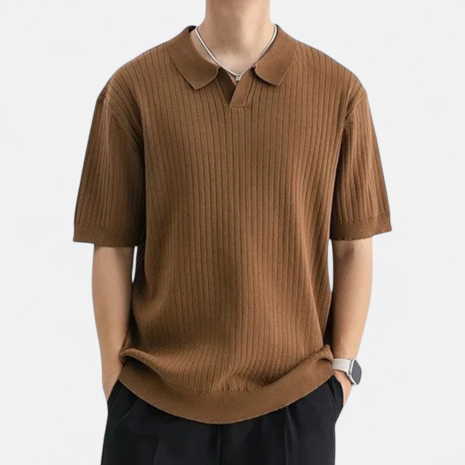 Jan – Elegantna Polo Majica s Prozračnom Mrežom Ruku