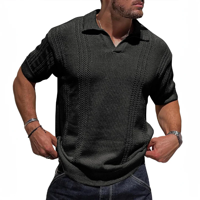 Jan – Elegantna Polo Majica od Prozračne Tkanine