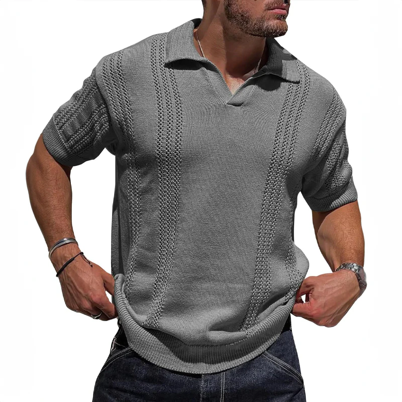 Jan – Elegantna Polo Majica od Prozračne Tkanine