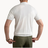 Jan – Elegantan Jacquard Polo s Teksturalnom Mješavinom