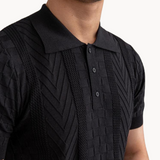 Jan – Elegantan Jacquard Polo s Teksturalnom Mješavinom