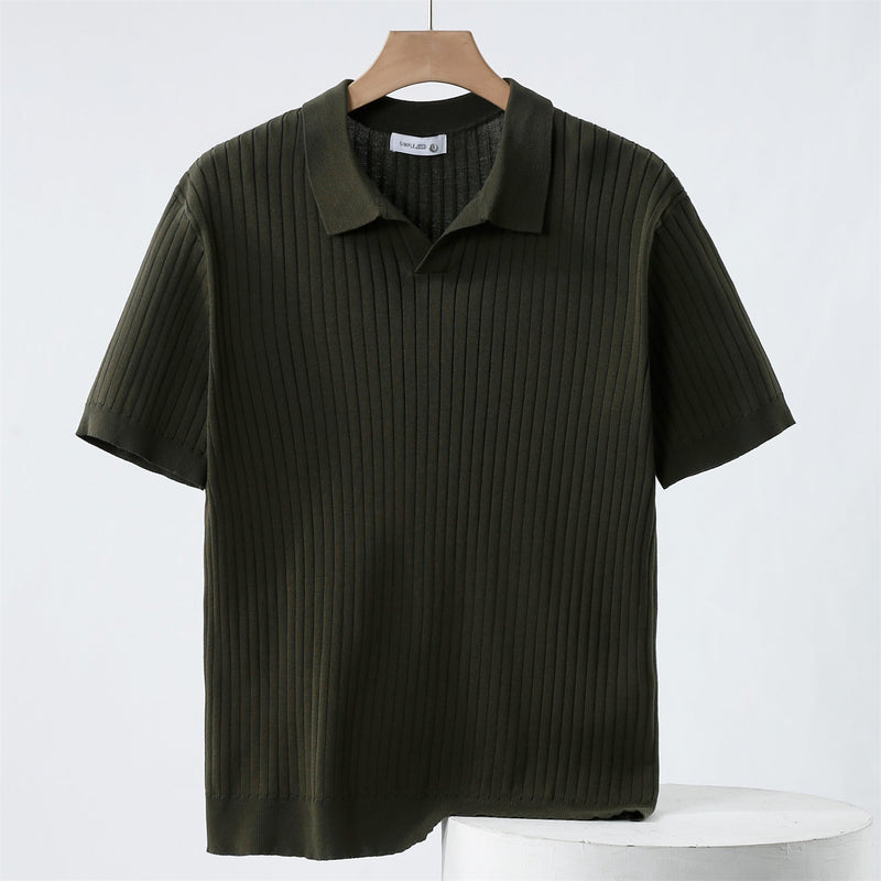Jan – Elegantan polo s mrežastim detaljima i elastinom
