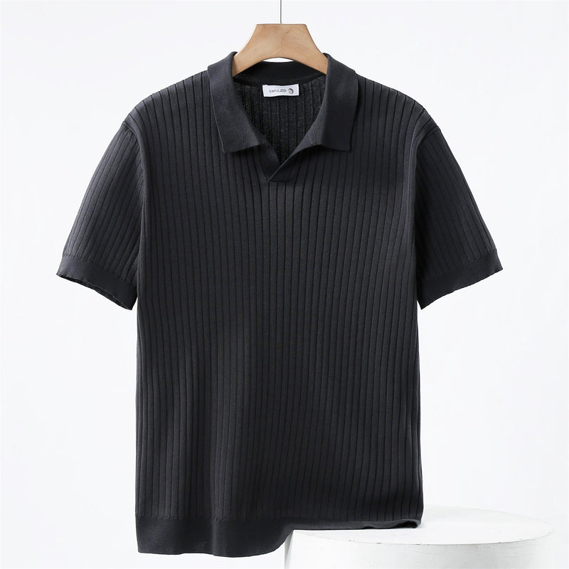 Jan – Elegantan polo s mrežastim detaljima i elastinom