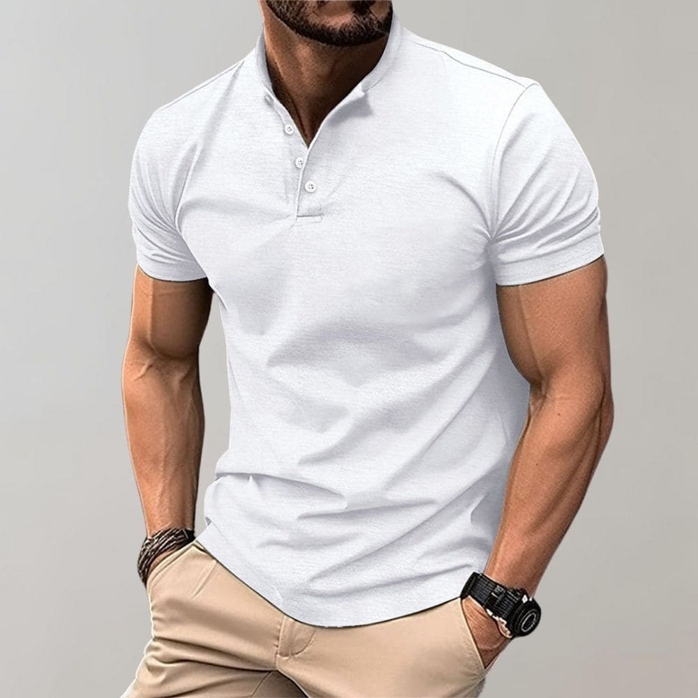 Jan – Elegantna Polo Majica u Slim Kroj s Pamukom