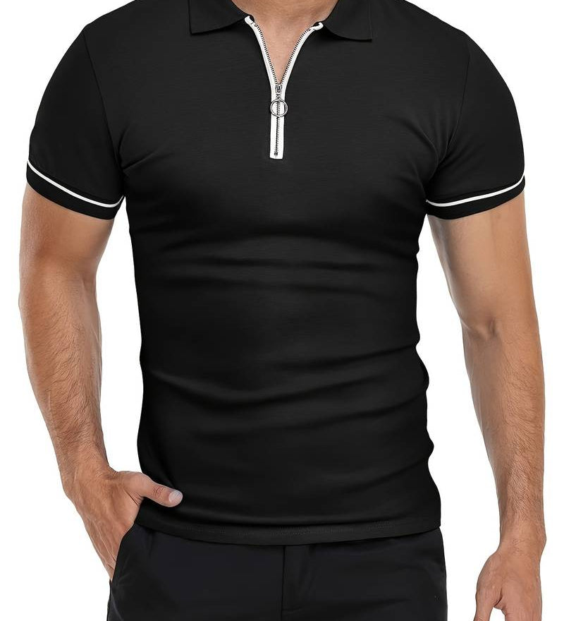 Jan – Elegantan polo s patentnim zatvaračem od pamuka
