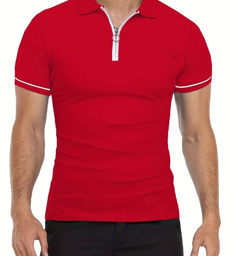 Jan – Elegantan polo s patentnim zatvaračem od pamuka