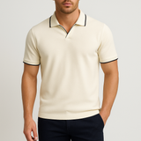Jan – Elegantna polo majica s kontrastnim detaljima