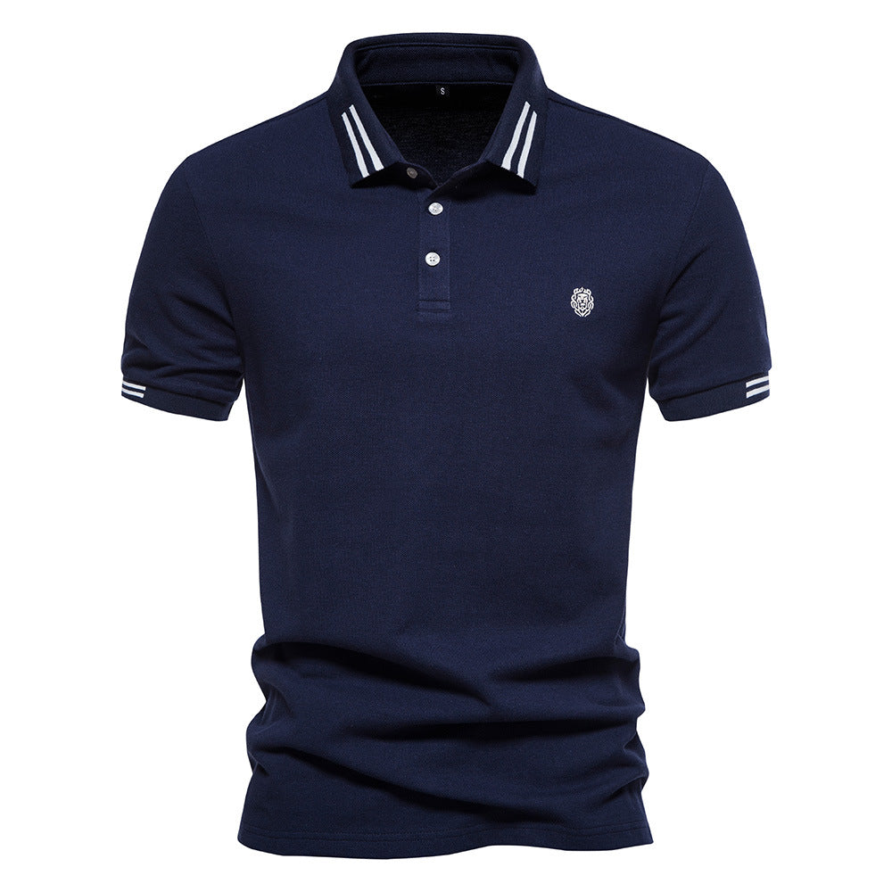 Jan – Elegantna prugasta polo majica s strukturiranim ovratnikom