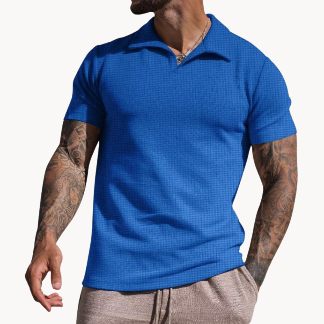 Luka – Elegantan polo s obojenim vlaknima