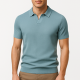 Jan – Elegantna polo majica od poliestera s teksturom