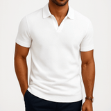 Jan – Elegantna polo majica od poliestera s teksturom