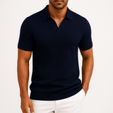 Jan – Elegantna polo majica od poliestera s teksturom
