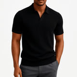 Jan – Elegantna polo majica od poliestera s teksturom