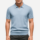 Jan – Elegantna polo majica od poliestera s teksturom