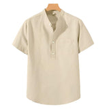 Jan – Elegantna košulja od poliester mješavine s visokim ovratnikom