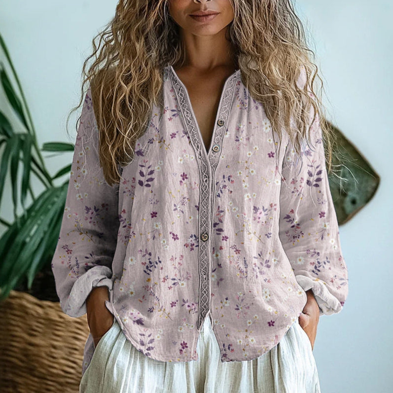 Alja – Elegantan strukiran bluzon od svile