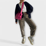 Ines – Vintage traperice s leopard uzorkom u elegantnom kroju