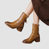 Klara – Elegantne kožne čizme s minimalističkim dizajnom