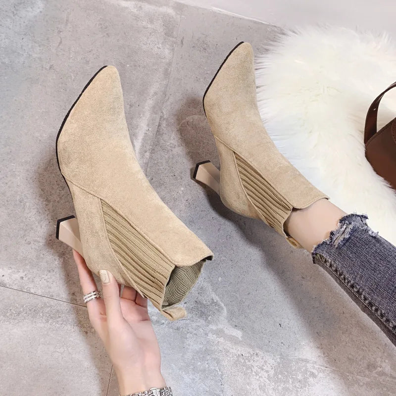 Klara – Elegantne antilop čizme s platformom