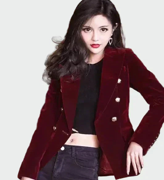 Gaja – Elegantan strukirani blazer od svile