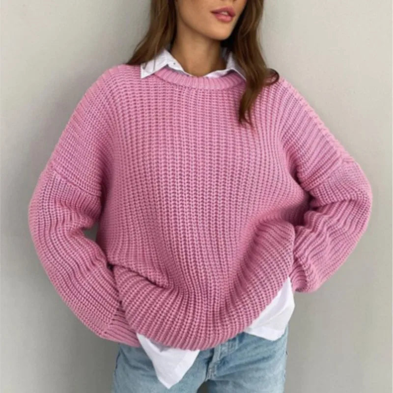 Maša – Elegantan pleteni pulover od finog lana