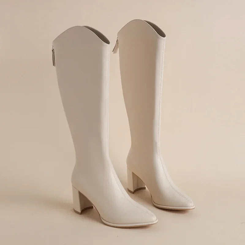 Klara – Elegantne zimske čizme s debelim potpeticama