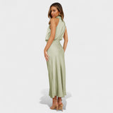 Katarina – Elegantan satenski midi haljina