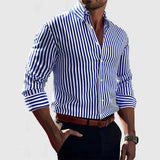 Luka – Elegantna prugasta overshirt od mekog pamuka