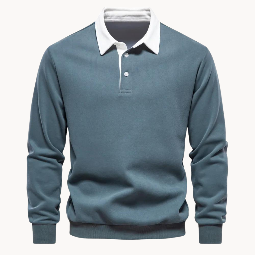 Jan – Elegantan polo džemper od mekog materijala