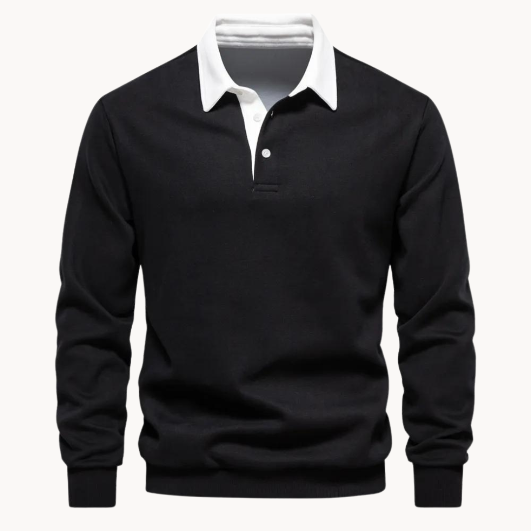 Jan – Elegantan polo džemper od mekog materijala