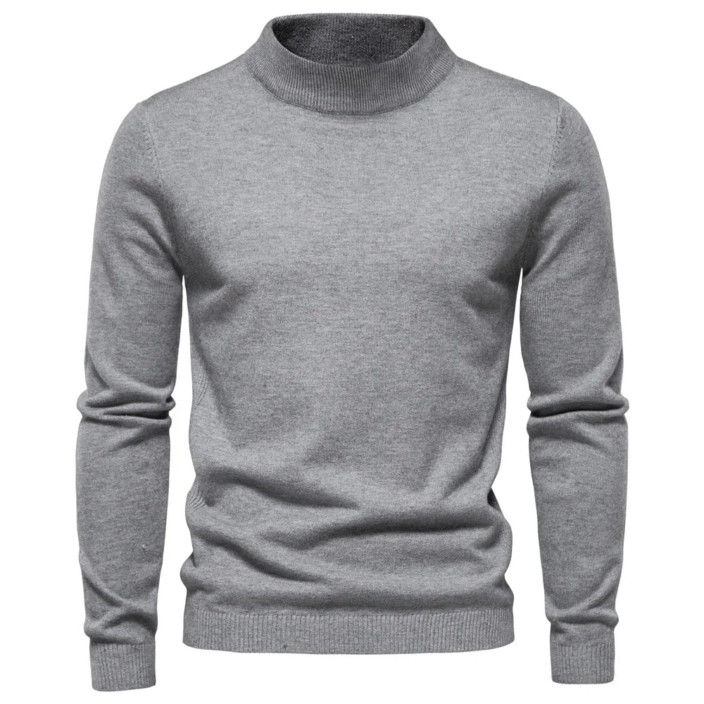 Matej – Elegantni pleteni pulover s visokim ovratnikom
