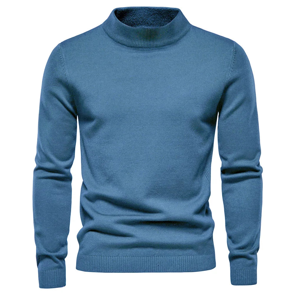 Matej – Elegantni pleteni pulover s visokim ovratnikom
