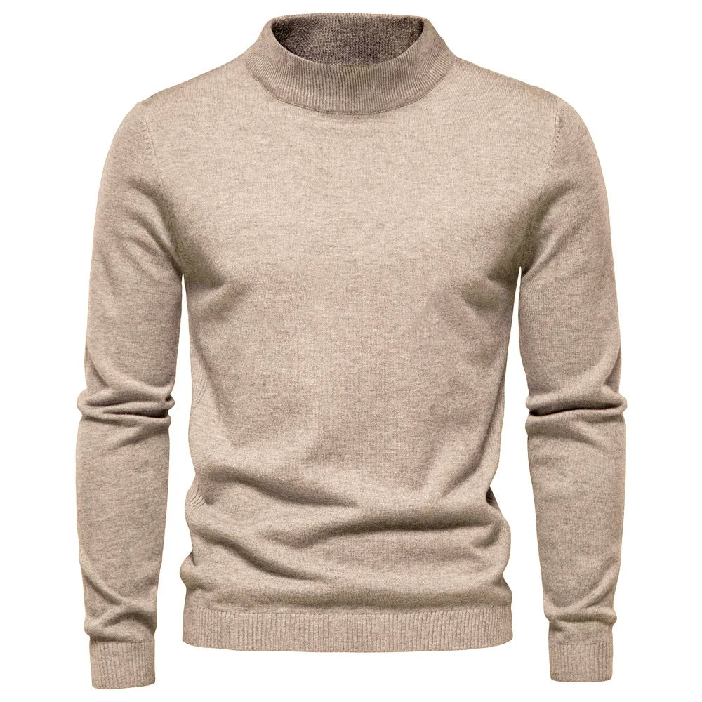 Matej – Elegantni pleteni pulover s visokim ovratnikom