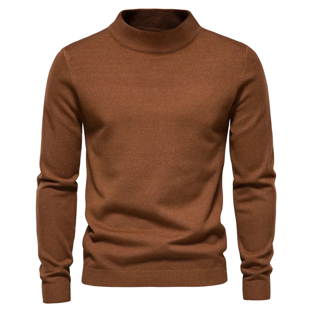 Matej – Elegantni pleteni pulover s visokim ovratnikom