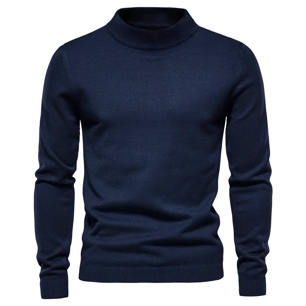 Matej – Elegantni pleteni pulover s visokim ovratnikom