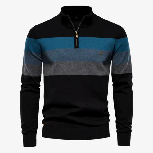 Matej – Elegantan Retro Pulover s Prugama