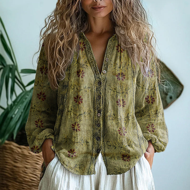Alja – Elegantan strukiran bluzon od svile