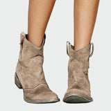 Klara – Elegantan retro cowboy stil gležnjača