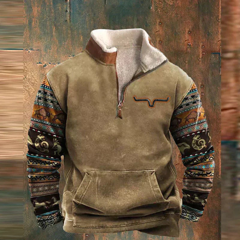 Matej – Elegantni pulover s patentnim zatvaračem od mekanog pamuka