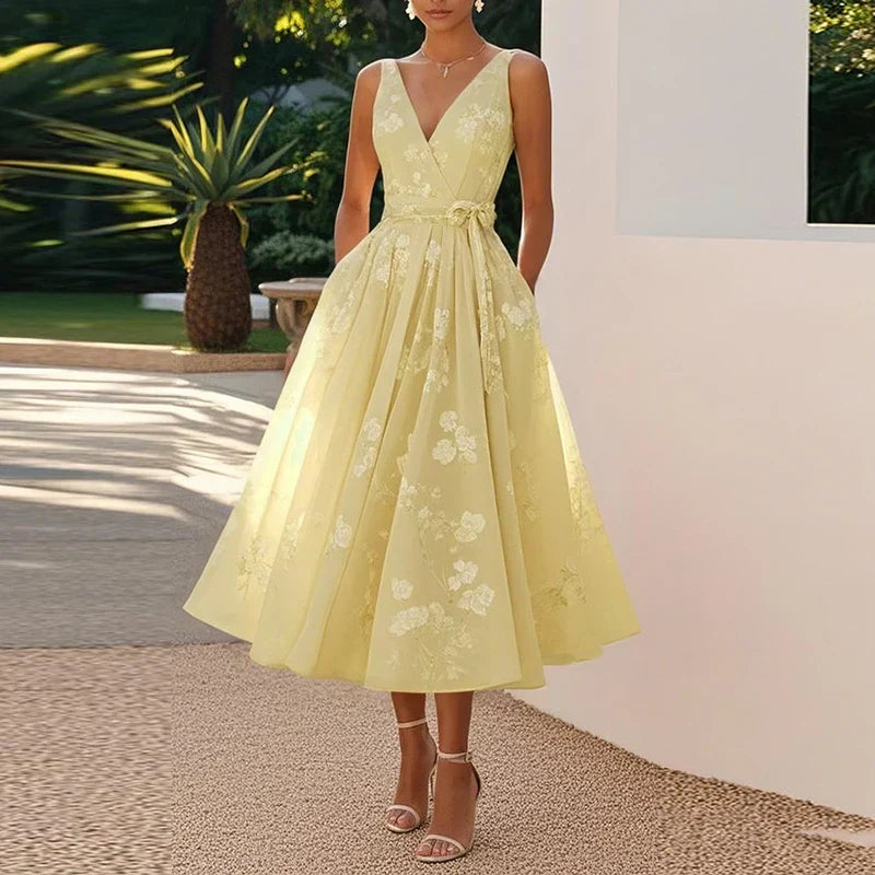 Petra – Midi Haljina od Svile s Elegancijom