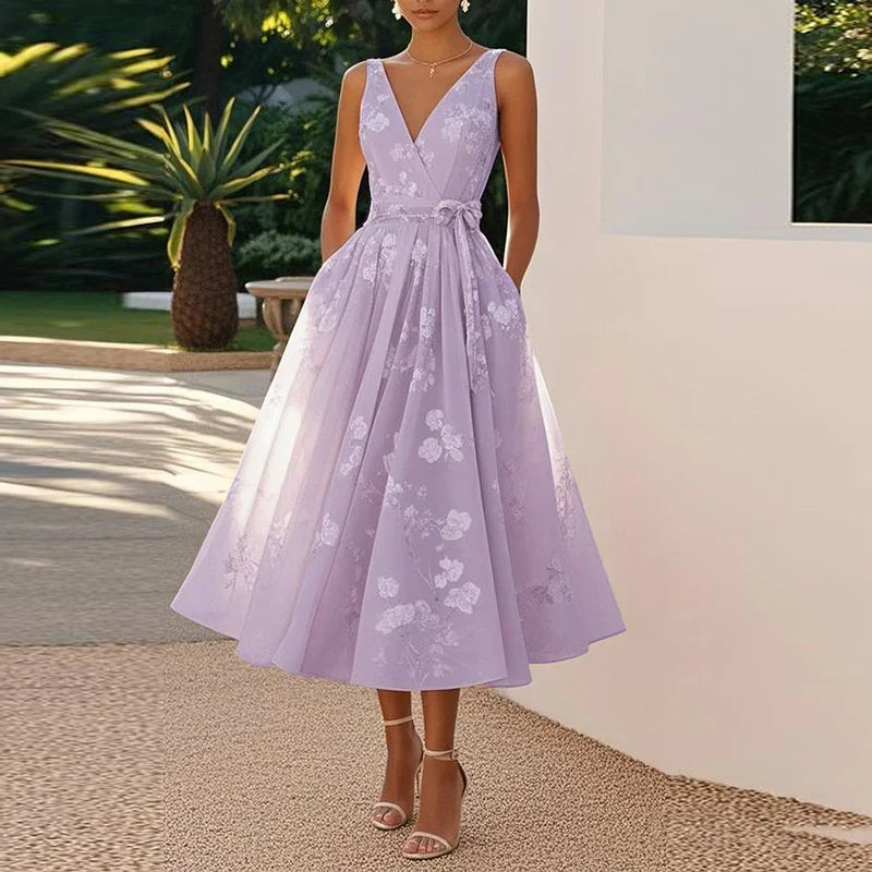 Petra – Midi Haljina od Svile s Elegancijom